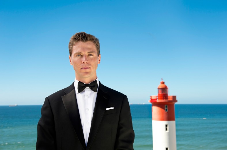 Groom and lighthouse