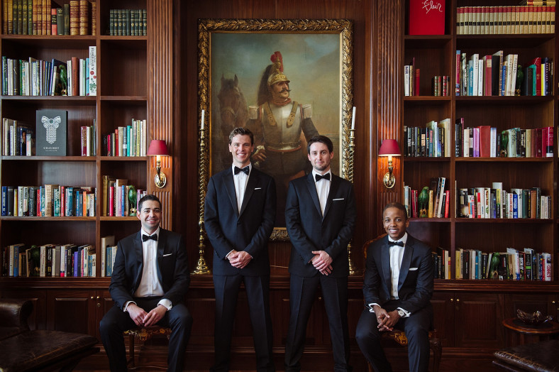 Groomsmen at the Oyster Box