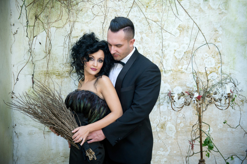 Enchanted forrest engagement shoot