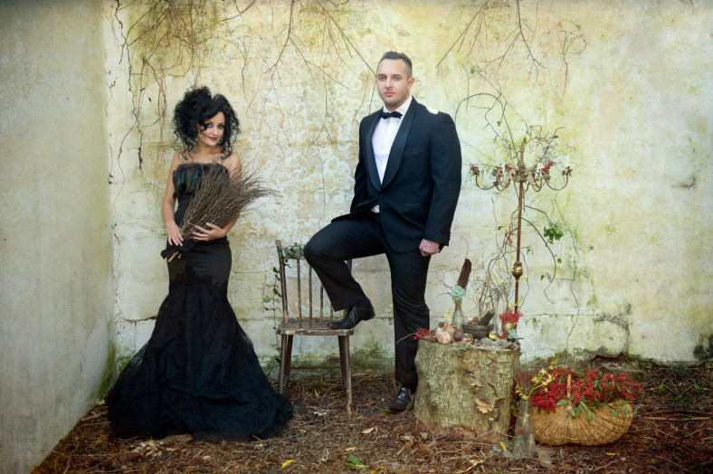 Enchanted forrest engagement shoot