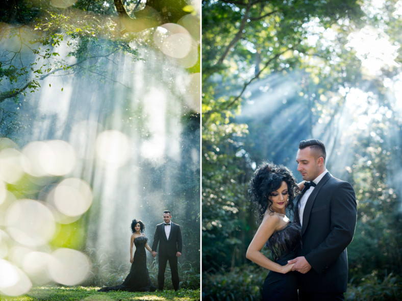 Enchanted Forrest Engagement shoot