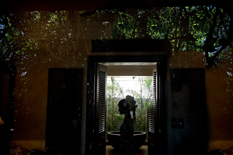 Indian bride silhouette