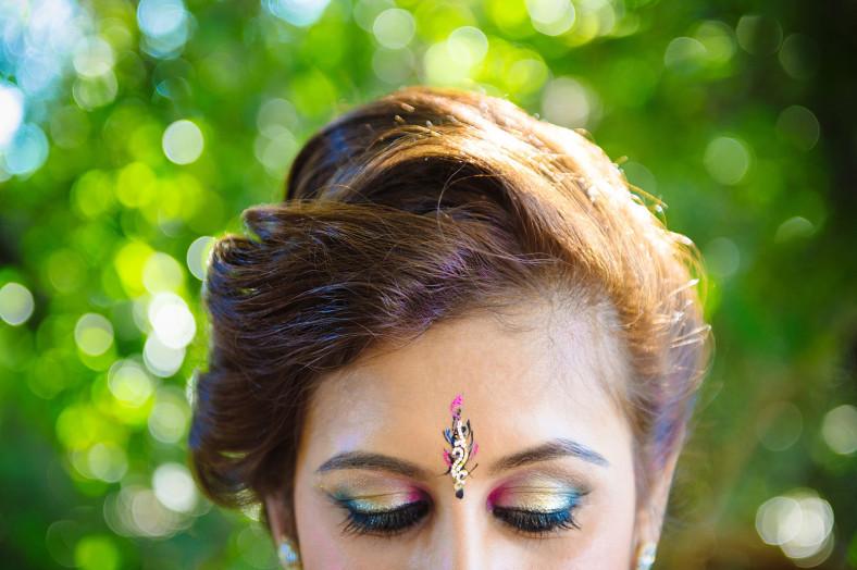 Indian bride portrait