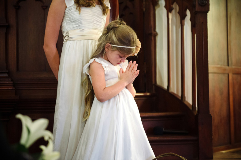 child praying