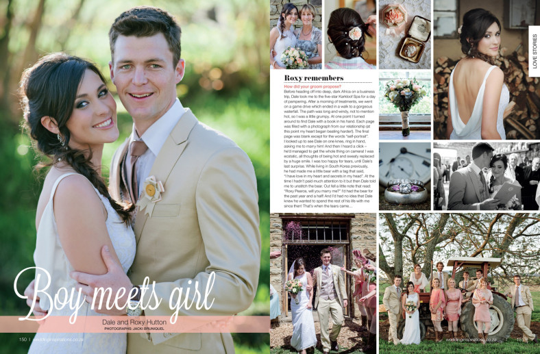 wedding magazine feature