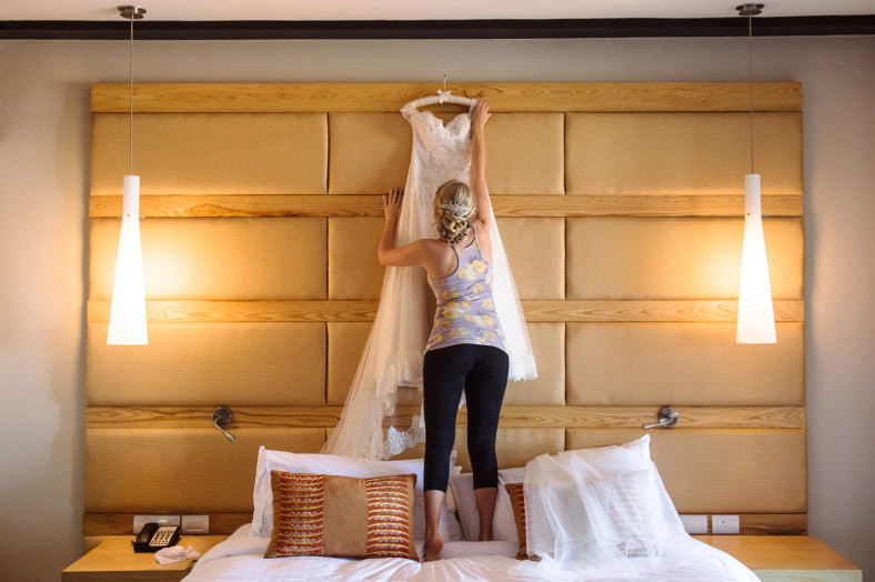 bridal gown