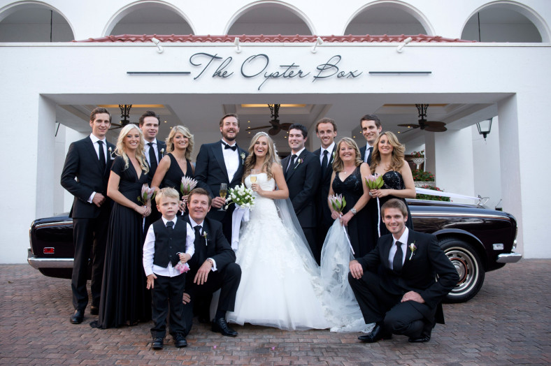 Bridal party Oyster Box Hotel Durban South Africa