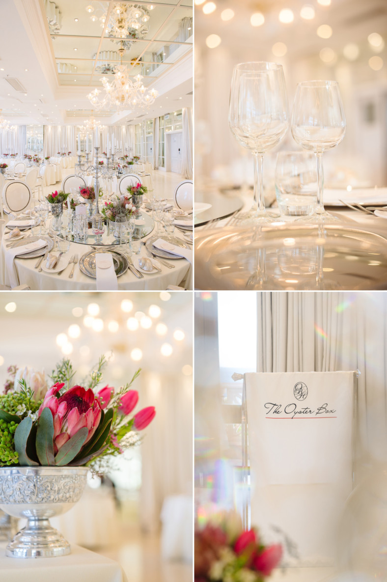 Wedding Reception - Pearl - Room -Oyster Box Hotel Durban South Africa
