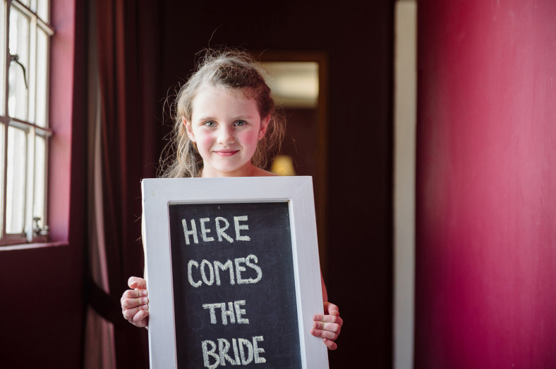 Here comes the bride