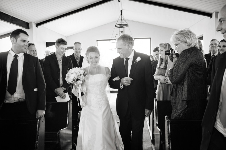 down the aisle