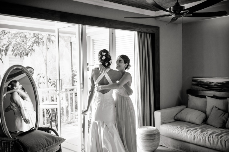 bride getting ready