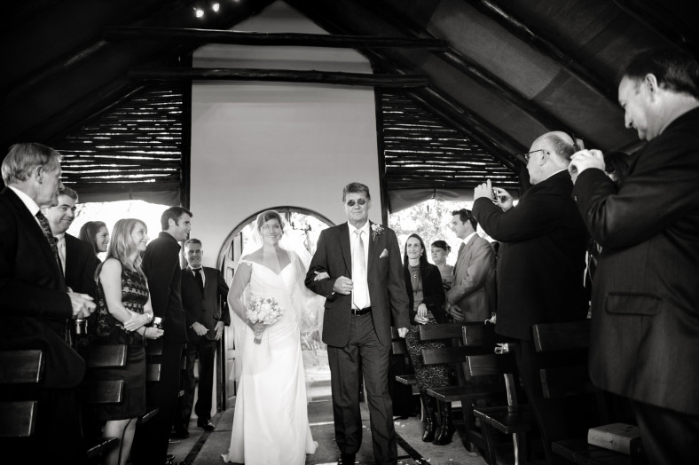 down the aisle