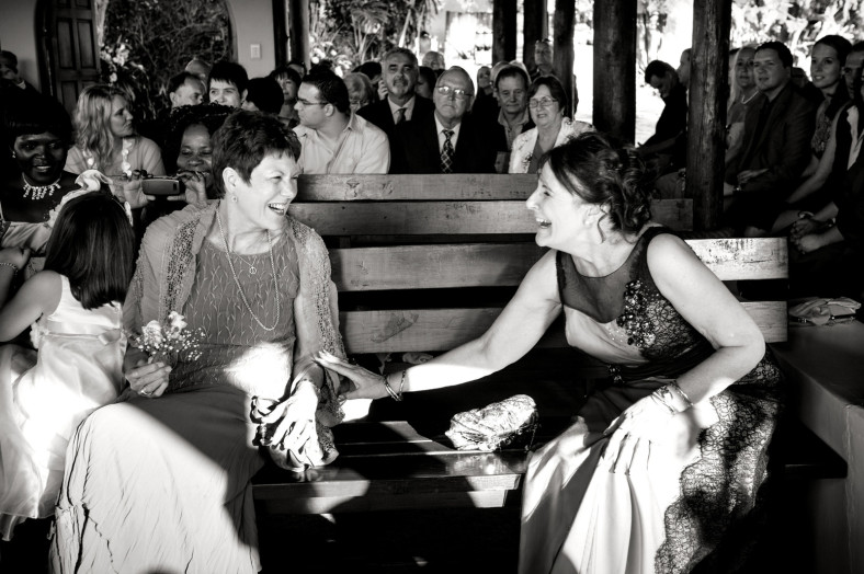 guests at a wedding