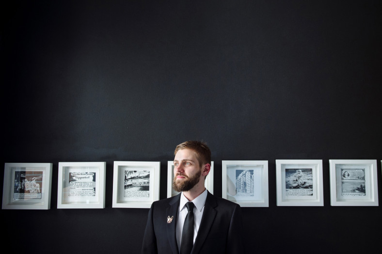 groom portrait