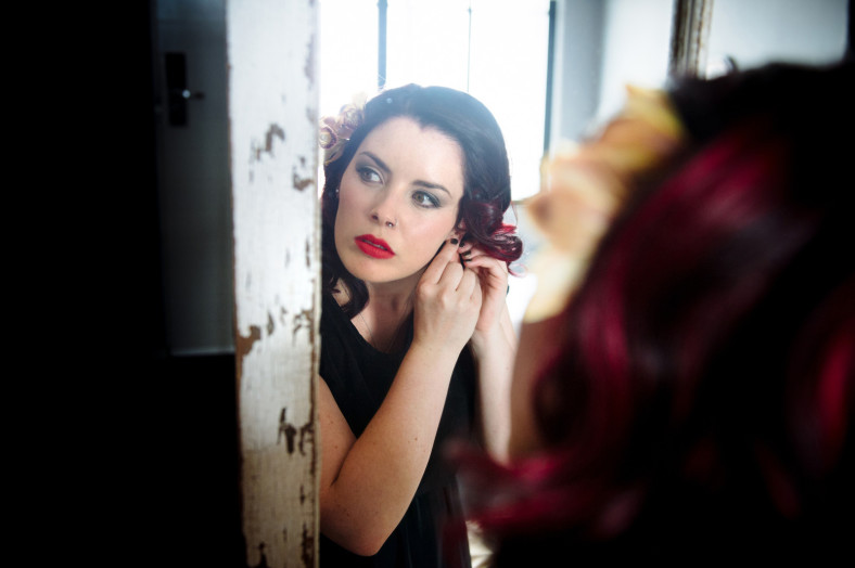 bride getting ready
