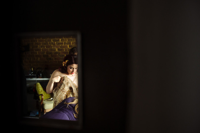 bride getting ready