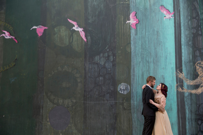 retro wedding