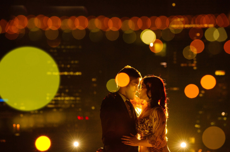 wedding wow shot