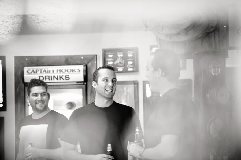 man with beer
