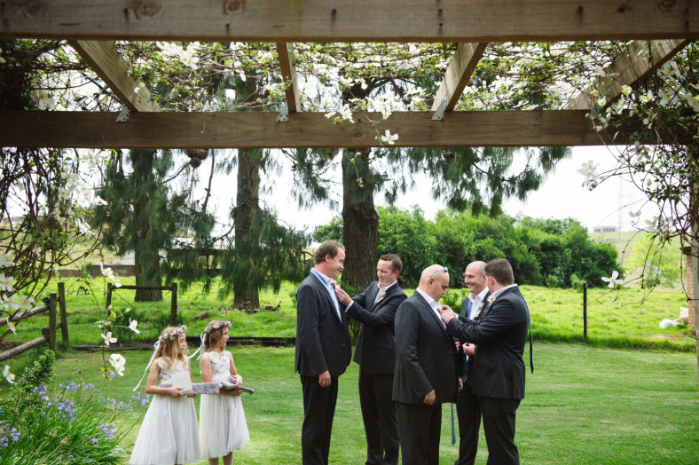 groom getting married