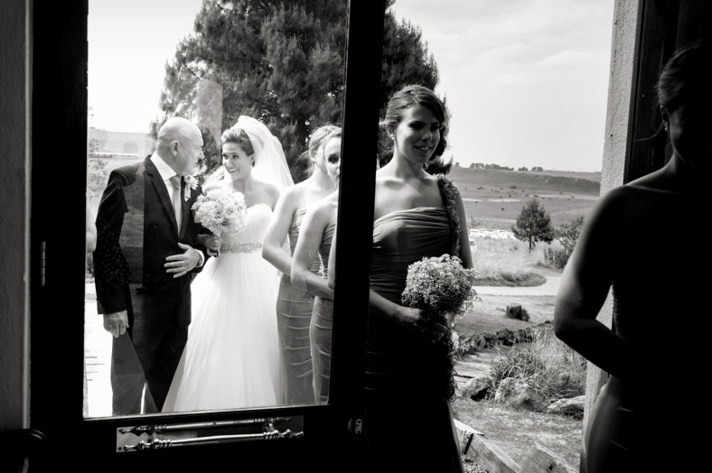 down the aisle
