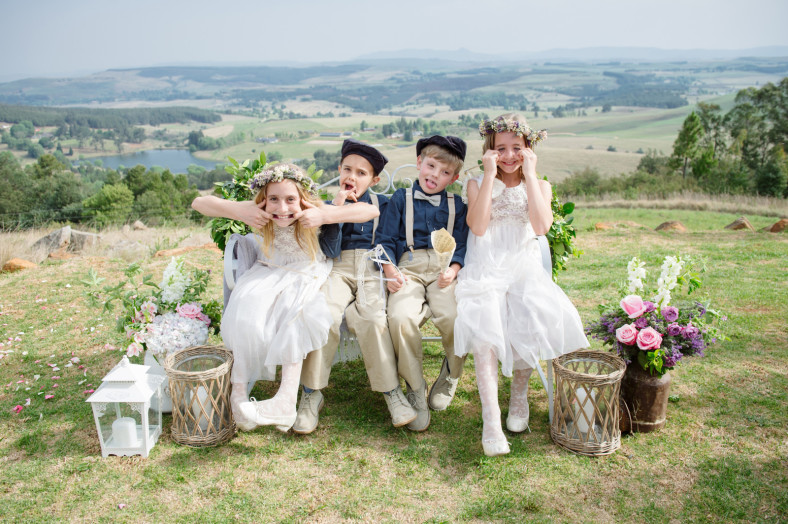 flower girls and page boys