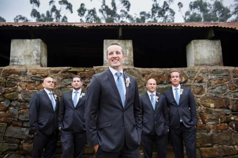 groom and groomsmen