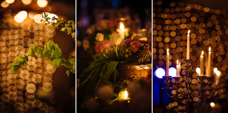 night wedding decor