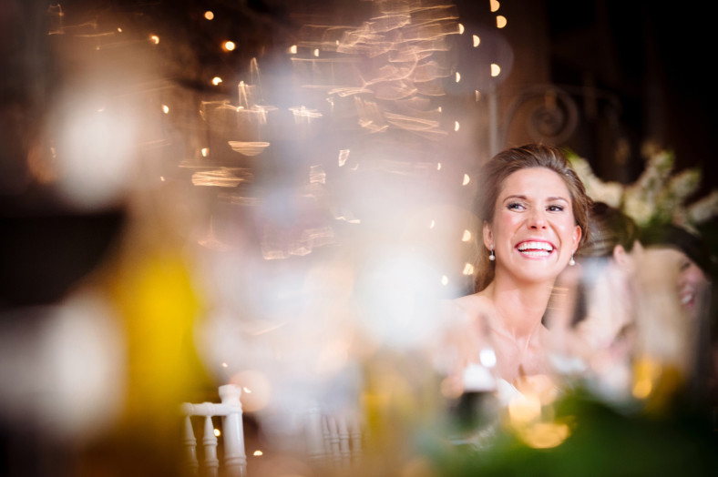 bride laughing