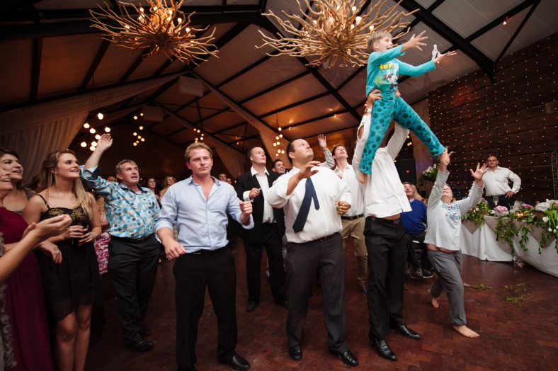 child catching garter