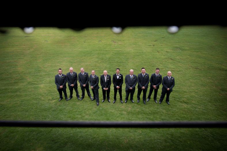 groom and groomsmen