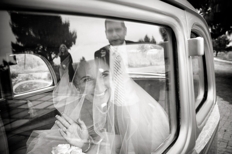 bride arriving