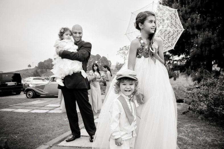 kids at a wedding