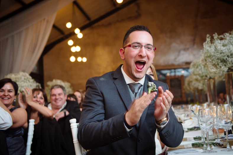 man laughing