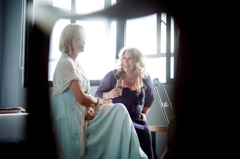 women at a wedding