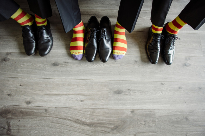 men in socks