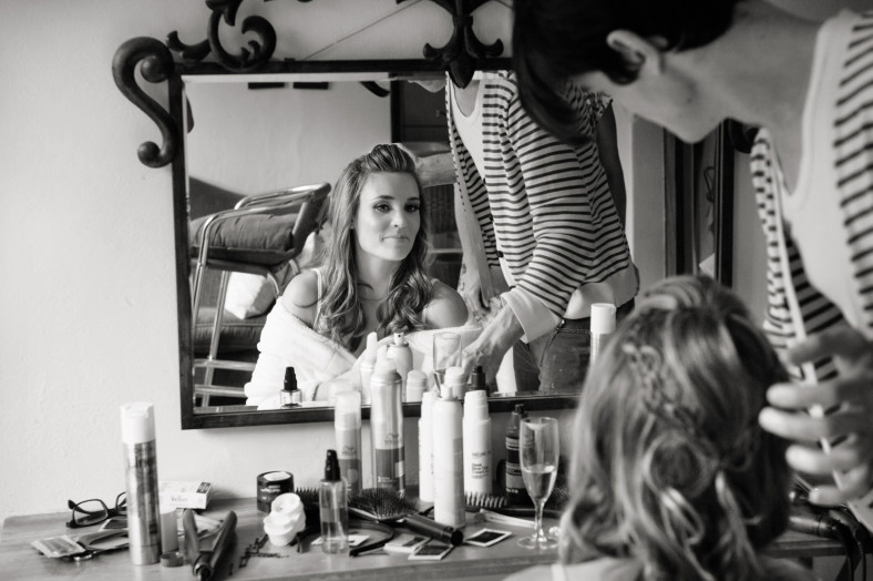 bridal hair