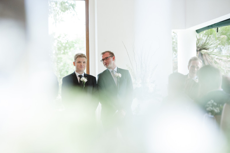 groom waiting