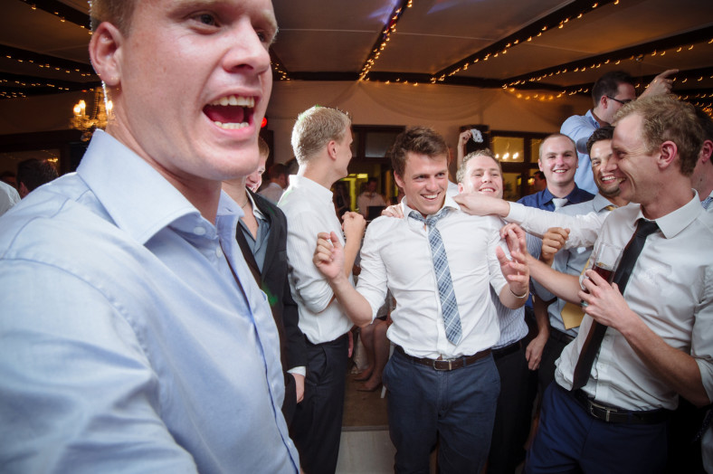 men dancing