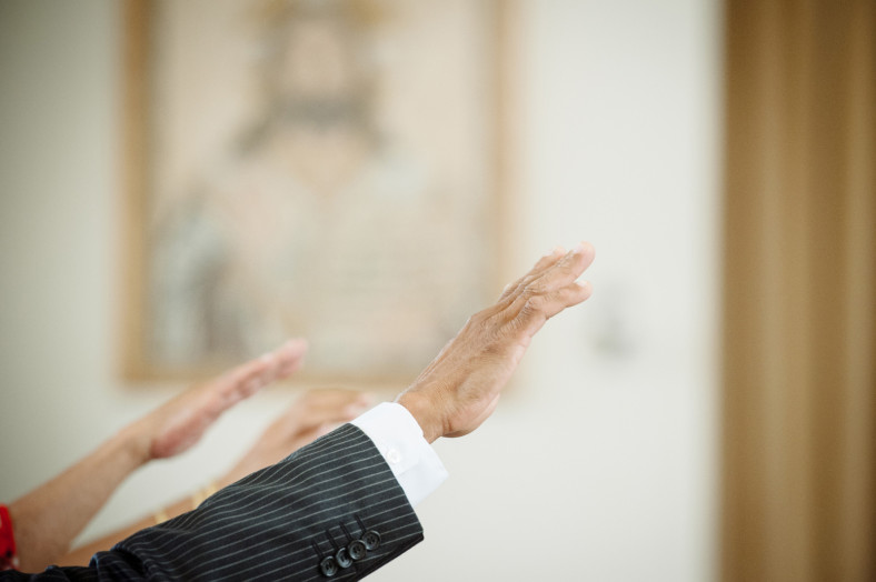 laying of hands