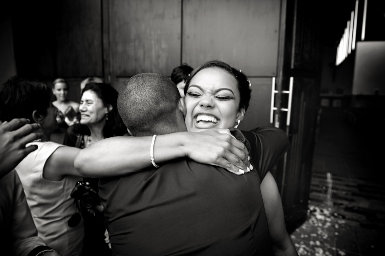 happy bride