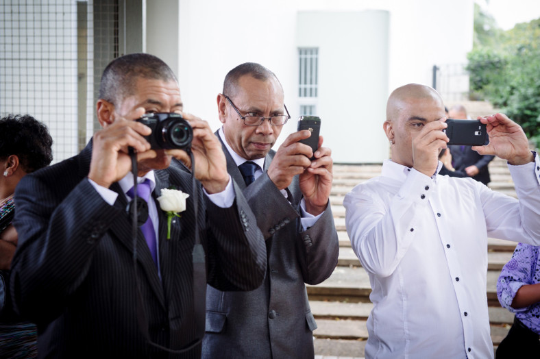 taking pictures