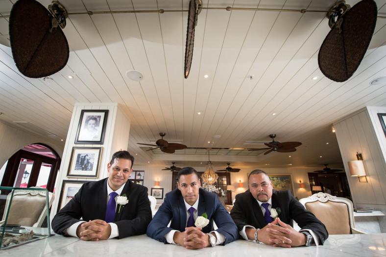 groom and groomsmen