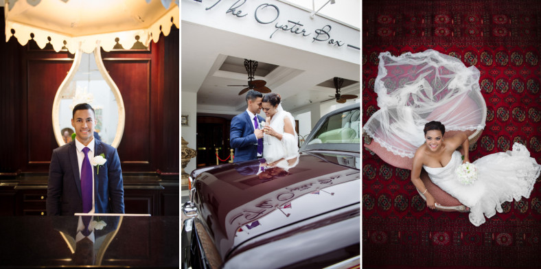 bride and groom portraits