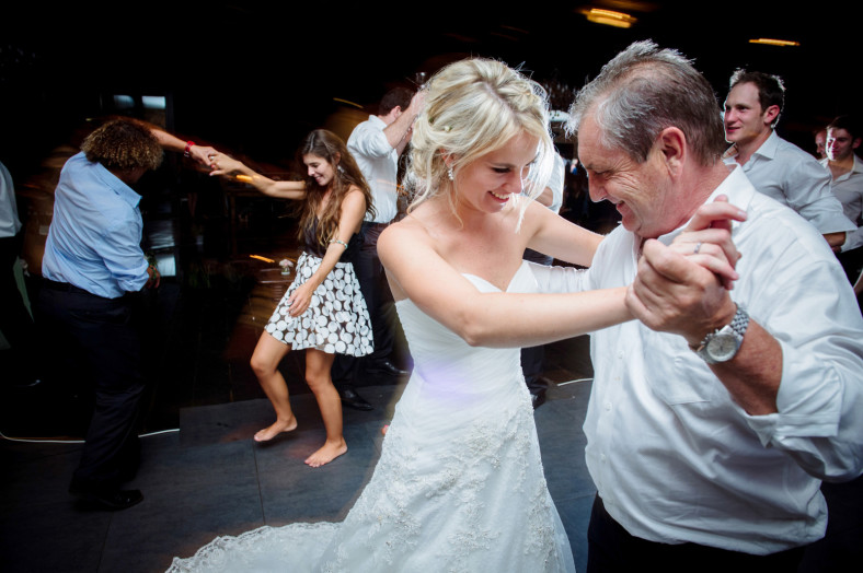 bride and father