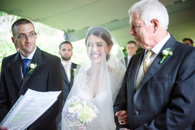 bride and father