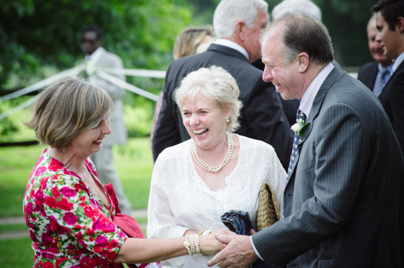 guests at a wedding