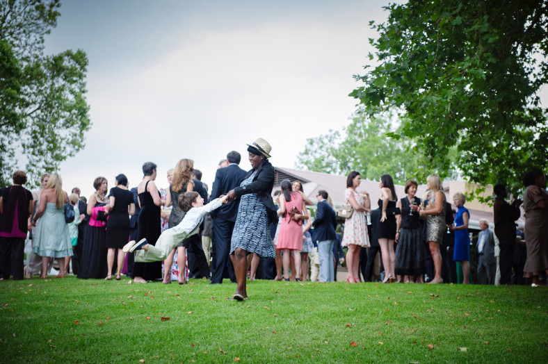 guests at a wedding