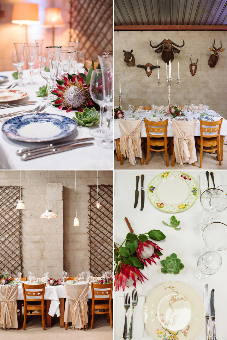 farm wedding decor