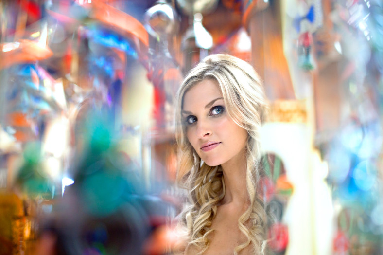 colourful bride